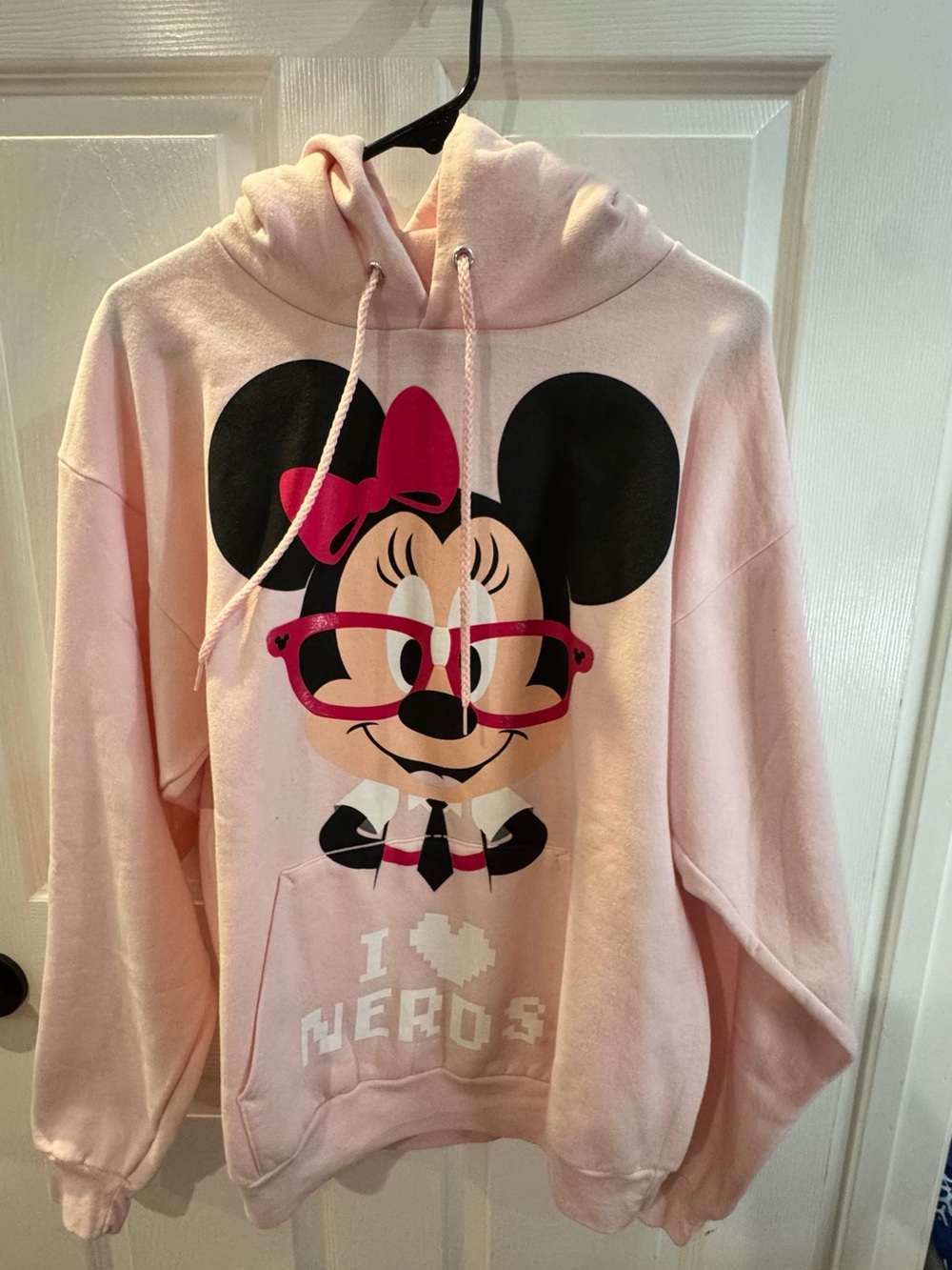 Disney Pink Minnie Mouse Graphic Pullover Hoodie